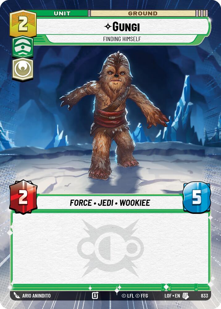 Gungi - Finding Himself (833) (Hyperspace Foil) (833) [Legends of the Force]
