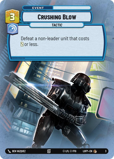 Crushing Blow (3) (3) [Organized Play Promos]
