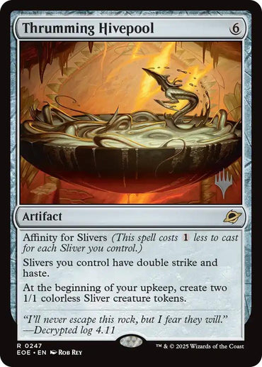 Thrumming Hivepool (Promo Pack) [Edge of Eternities Promo Pack]