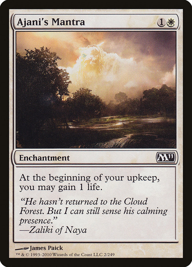 Ajani's Mantra [Magic 2011] 