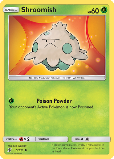 Shroomish (5/236) [Sun &amp; Moon: Unified Minds] 
