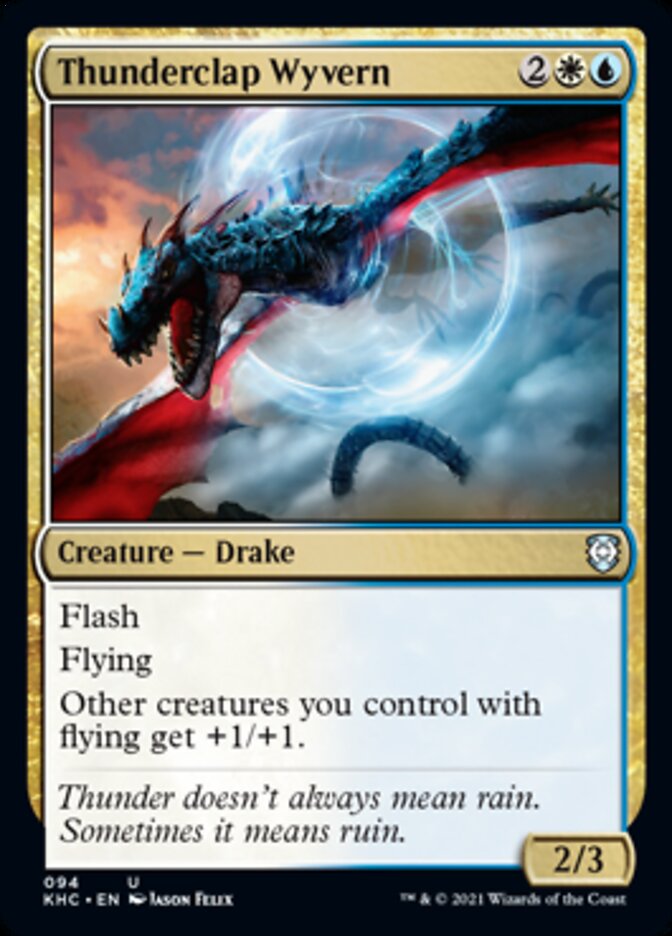 Thunderclap Wyvern [Kaldheim Commander] 