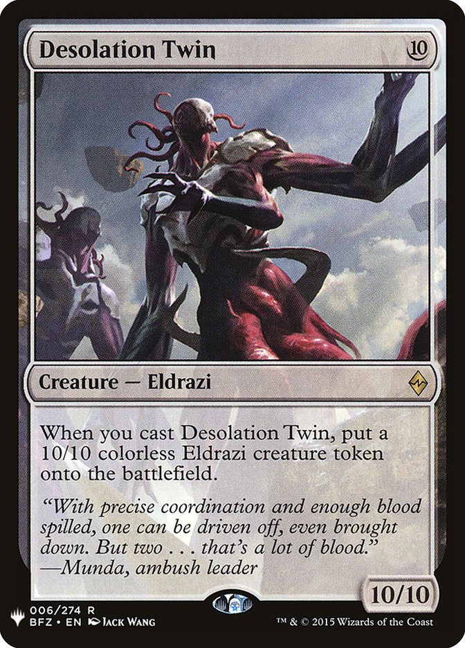 Desolation Twin [The List] 