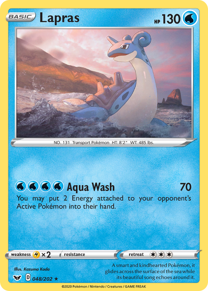 Lapras (048/202) [Sword &amp; Shield: Base Set] 