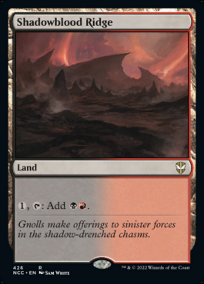 Shadowblood Ridge [Streets of New Capenna Commander] 