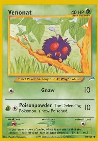 Venonat (90/105) [Neo Destiny Unlimited] 
