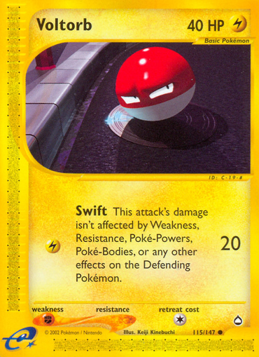Voltorb (115/147) [Aquapolis] 