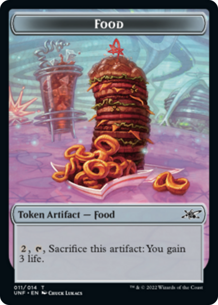 Zombie Employee // Food (011) Double-Sided Token [Unfinity Tokens] 