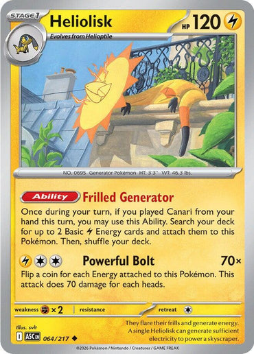 Heliolisk (064/217) [Mega Evolution: Ascended Heroes]