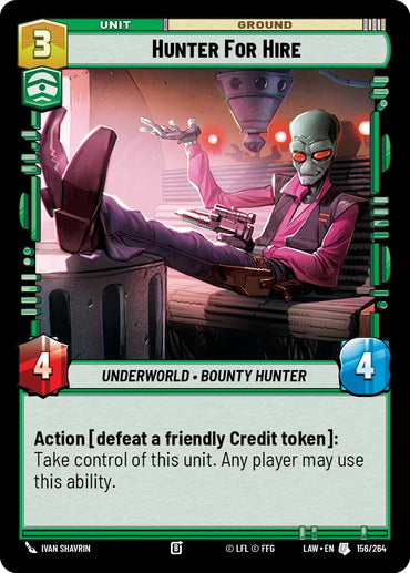 Hunter for Hire (156/264) (156/264) [A Lawless Time]