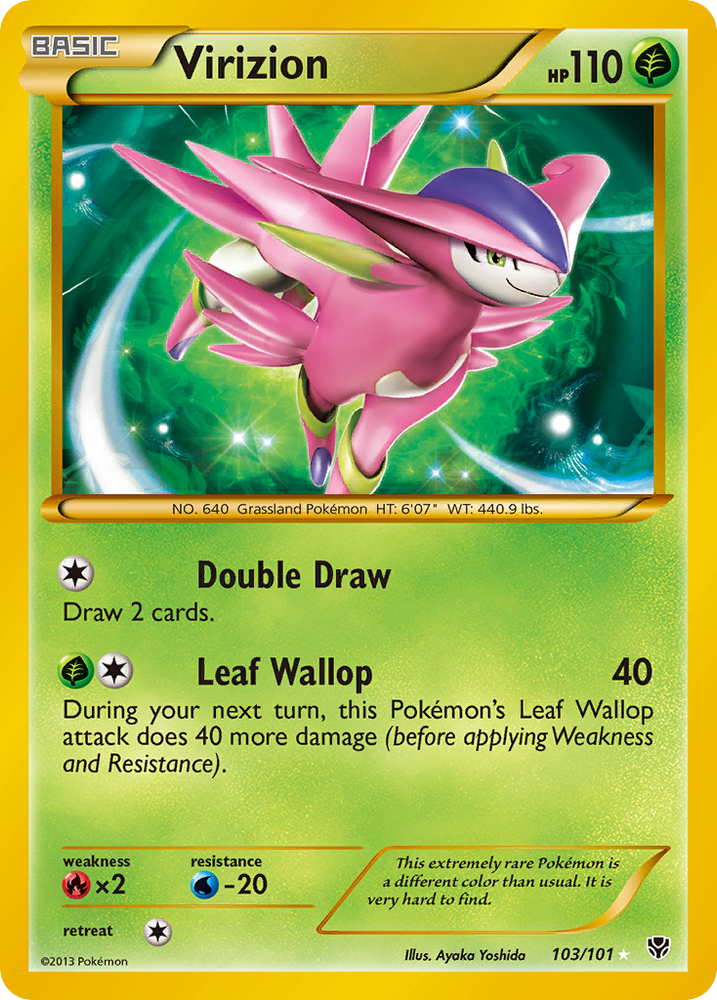 Virizion (103/101) [Black &amp; White: Plasma Blast] 