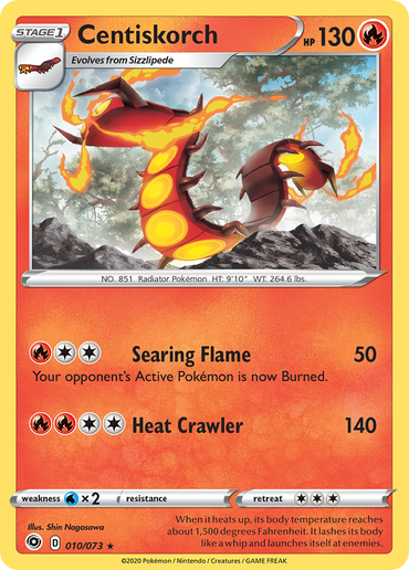 Centiskorch (010/073) [Sword &amp; Shield: Champion's Path] 