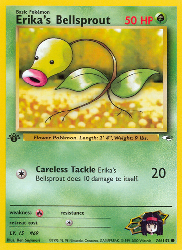 Erika's Bellsprout (76/132) [Gym Heroes 1st Edition] 