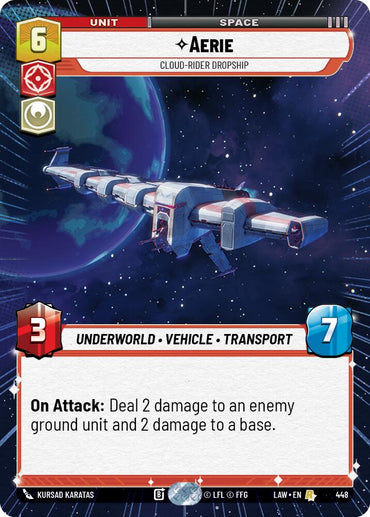Aerie - Cloud-Rider Dropship (448) (Hyperspace) (448) [A Lawless Time]