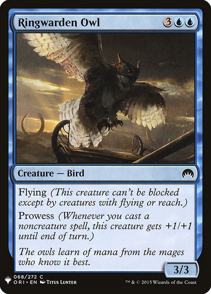 Ringwarden Owl [Mystery Booster] 