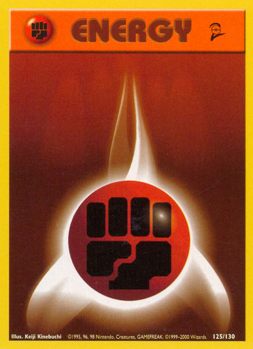 Fighting Energy (125/130) [Base Set 2] 