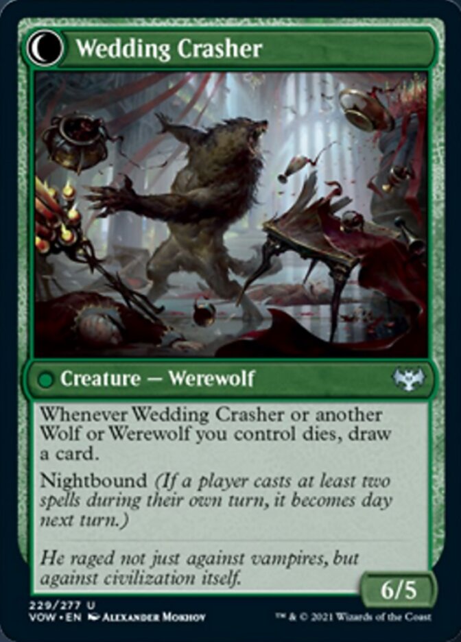 Wolfkin Outcast // Wedding Crasher [Innistrad: Crimson Vow] 