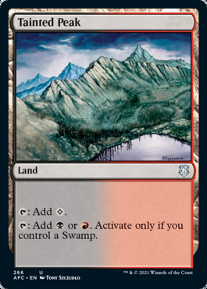 Tainted Peak [Dungeons &amp; Dragons: Adventures in the Forgotten Realms Commander] 