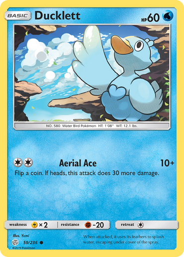 Ducklett (59/236) [Sun &amp; Moon: Cosmic Eclipse] 