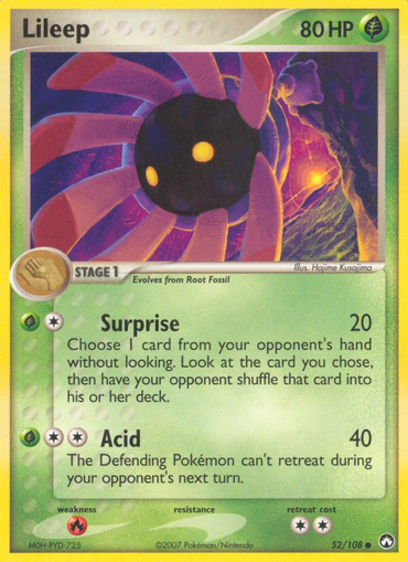 Lileep (52/108) [EX: Power Keepers] 