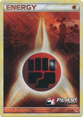 Fighting Energy (93/95) (Play Pokemon Promo) [HeartGold &amp; SoulSilver: Call of Legends] 