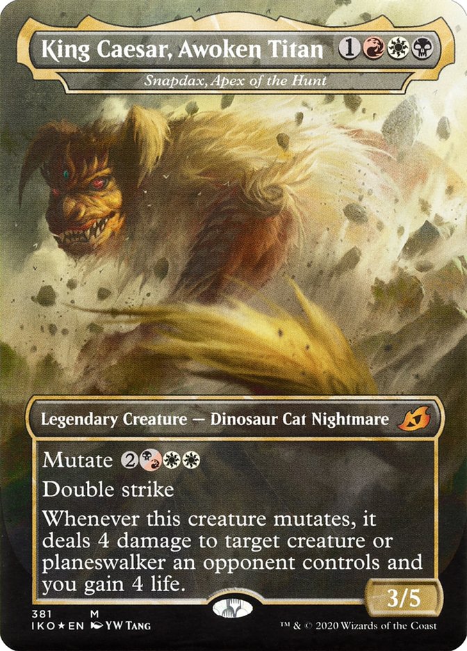 Snapdax, Apex of the Hunt - King Caesar, Awoken Titan (Godzilla Series) [Ikoria: Lair of Behemoths] 