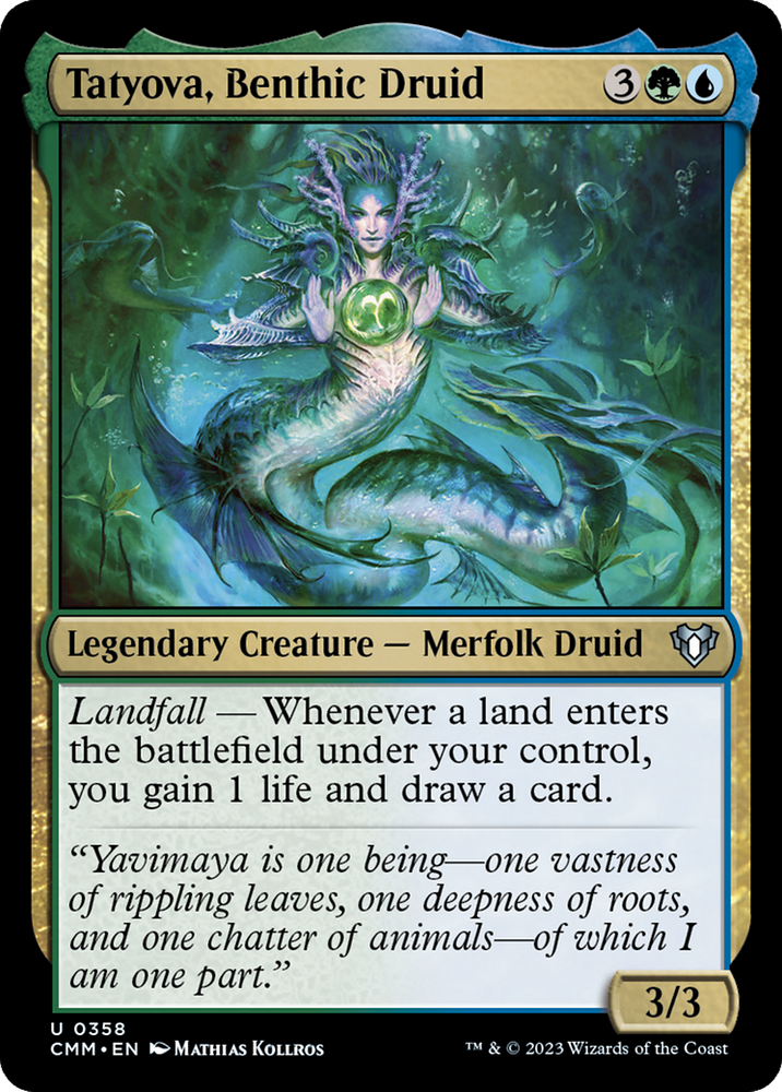 Tatyova, Benthic Druid [Commander Masters] 