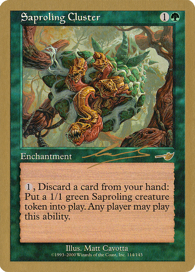 Saproling Cluster (Nicolas Labarre) [World Championship Decks 2000] 