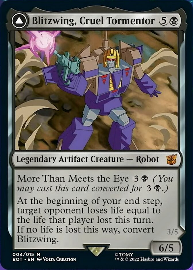 Blitzwing, Cruel Tormentor // Blitzwing, Adaptive Assailant [Transformers] 