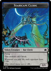 Cragflame // Starscape Cleric Double-Sided Token [Bloomburrow Tokens] 