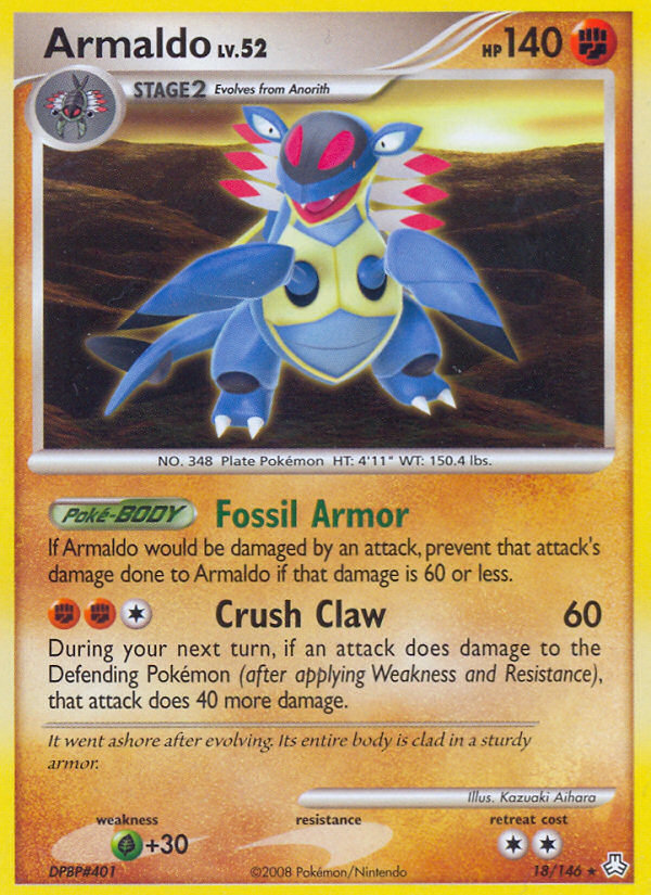 Armaldo (18/146) [Diamond &amp; Pearl: Legends Awakened] 