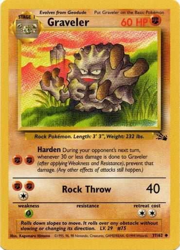 Graveler (37/62) [Fossil Unlimited] 