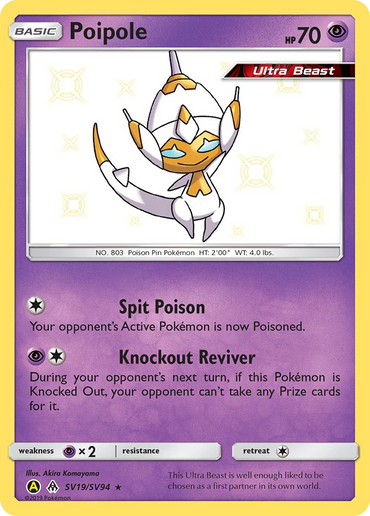 Poipole (SV19/SV94) [Sun &amp; Moon: Hidden Fates - Shiny Vault] 
