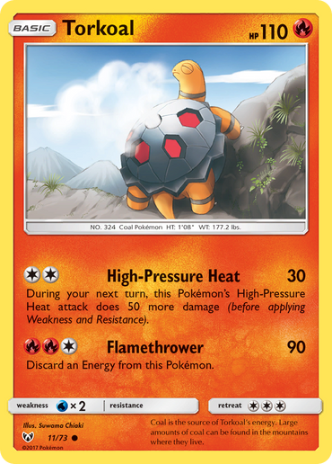 Torkoal (11/73) [Sun &amp; Moon: Shining Legends] 