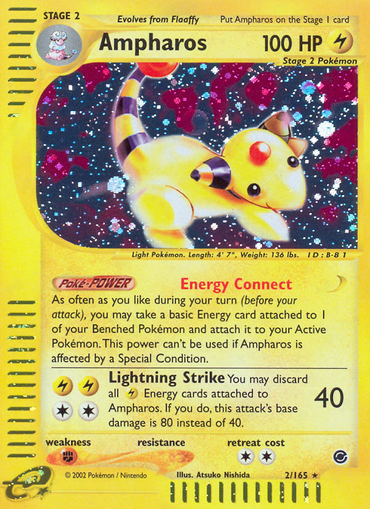 Ampharos (2/165) [Expedition: Base Set] 