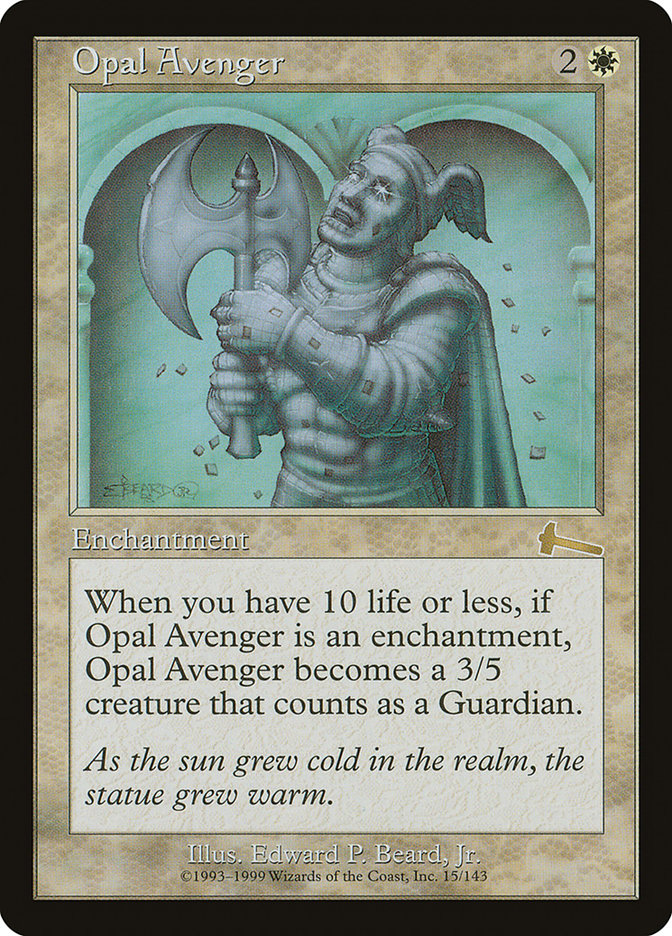 Opal Avenger [Urza's Legacy] 