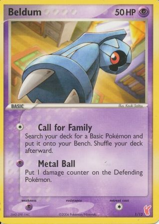 Beldum (1/12) [EX: Trainer Kit 2 - Plusle] 