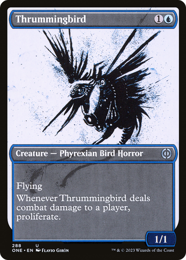 Thrummingbird (Showcase Ichor) [Phyrexia: All Will Be One] 