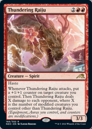 Thundering Raiju [Kamigawa: Neon Dynasty] 
