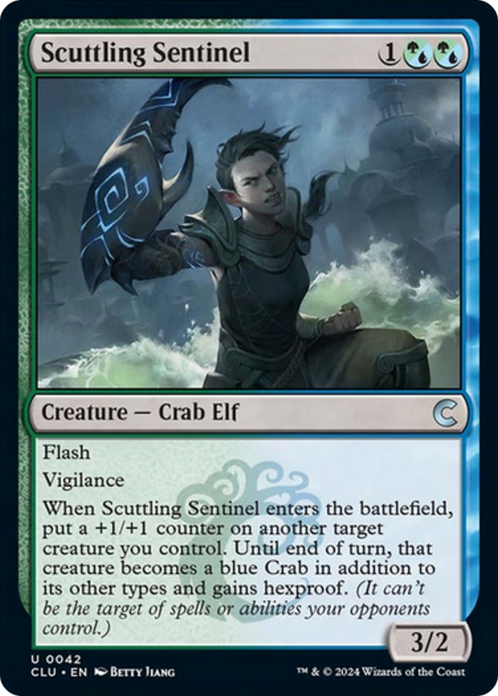 Scuttling Sentinel [Ravnica: Clue Edition] 