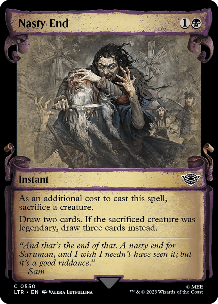 Nasty End [The Lord of the Rings: Tales of Middle-Earth Showcase Scrolls] 