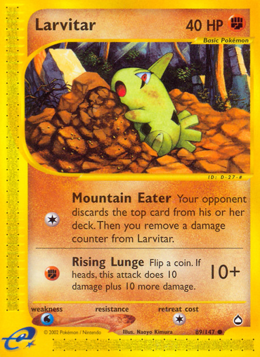 Larvitar (89/147) [Aquapolis] 
