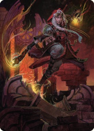 Jaya, Fiery Negotiator Art Card 2 [Dominaria United Art Series] 