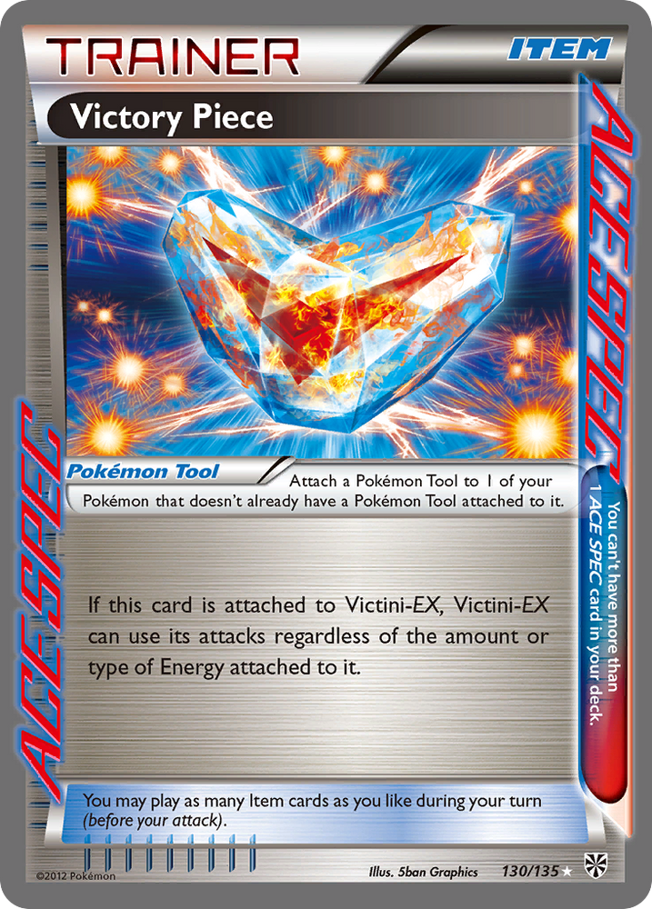 Victory Piece (130/135) [Black &amp; White: Plasma Storm] 