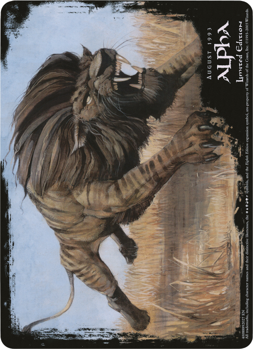 Savannah Lions (Oversized) [Eighth Edition Box Topper] 