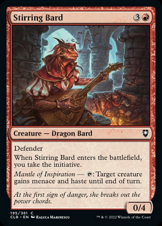 Stirring Bard [Commander Legends: Battle for Baldur's Gate] 