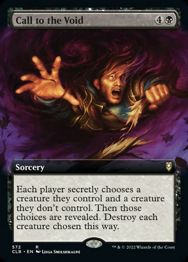 Call to the Void (Extended Art) [Commander Legends: Battle for Baldur's Gate] 