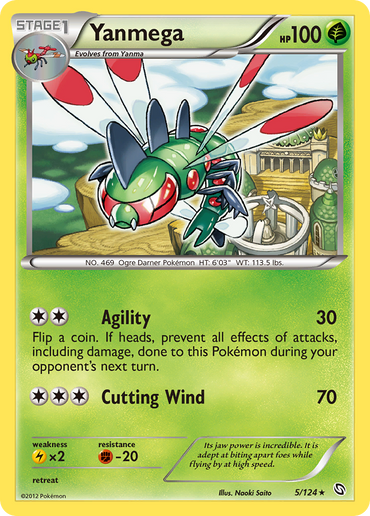 Yanmega (5/124) [Black &amp; White: Dragons Exalted] 