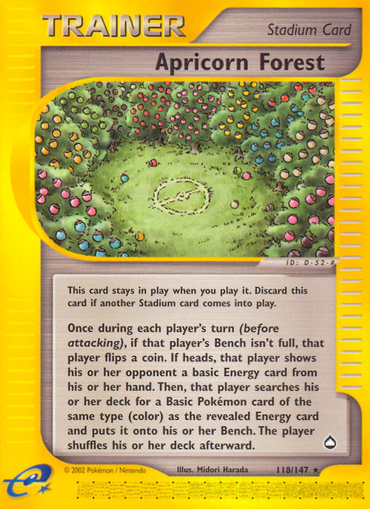 Apricorn Forest (118/147) [Aquapolis] 