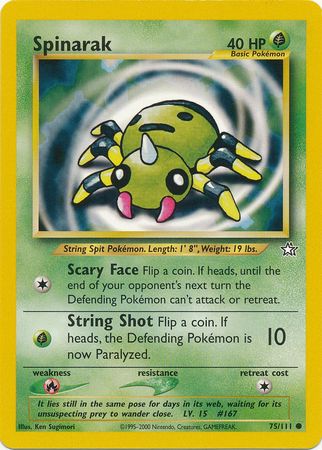 Spinarak (75/111) [Neo Genesis Unlimited] 